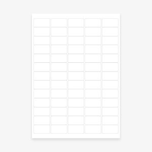 White Mini Envelope Labels