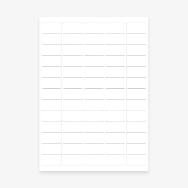 White Mini Envelope Labels