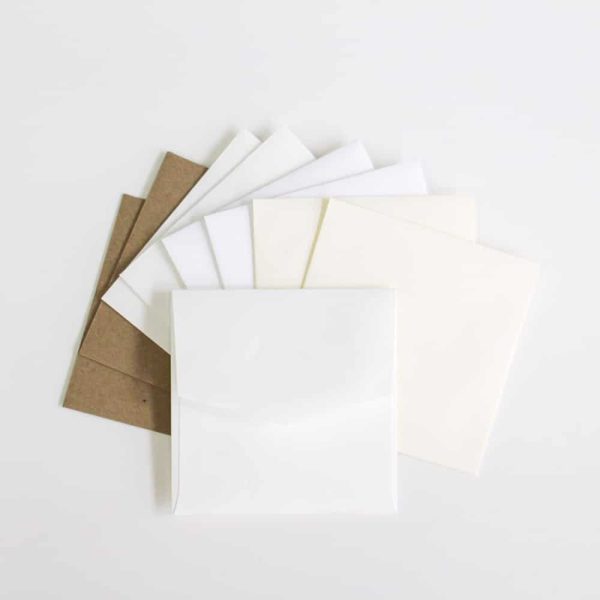 130x130 Matte Envelopes