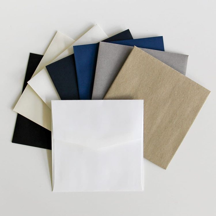 Matte 150x150mm Square Envelopes