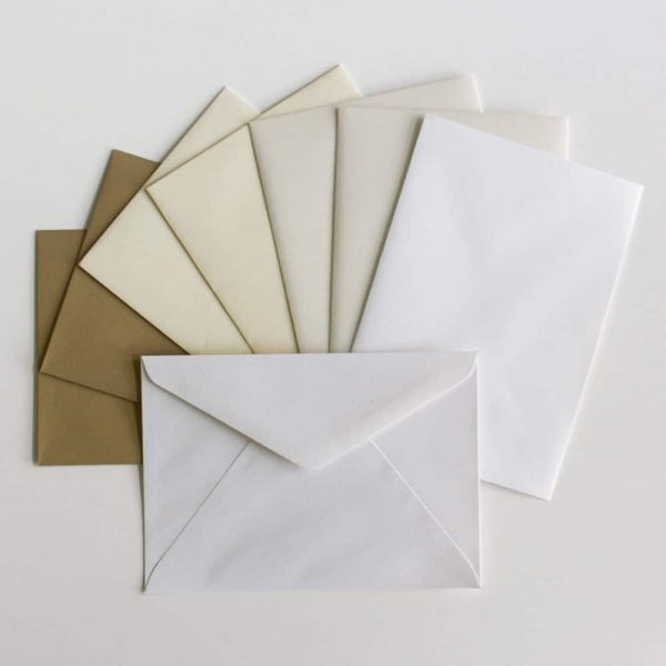 C5 envelopes metallic range