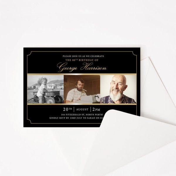 Regal Birthday Invitation