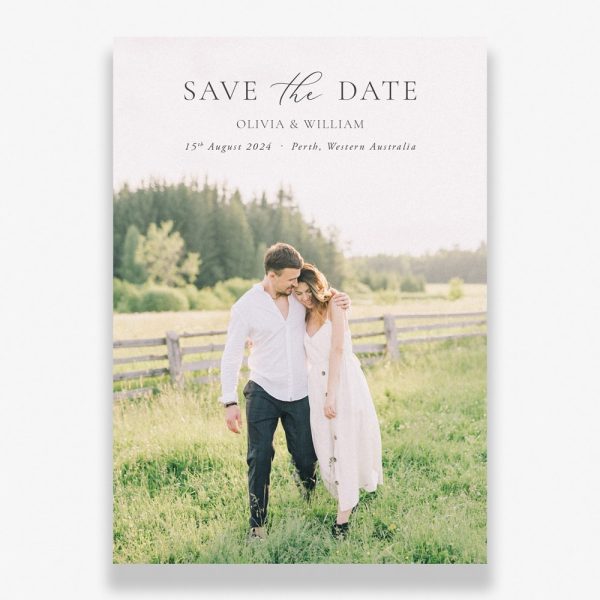 Blissful Wedding Save The Date