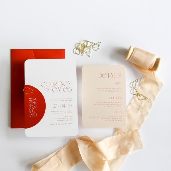 Citrus Dreams Wedding Invitation Suite