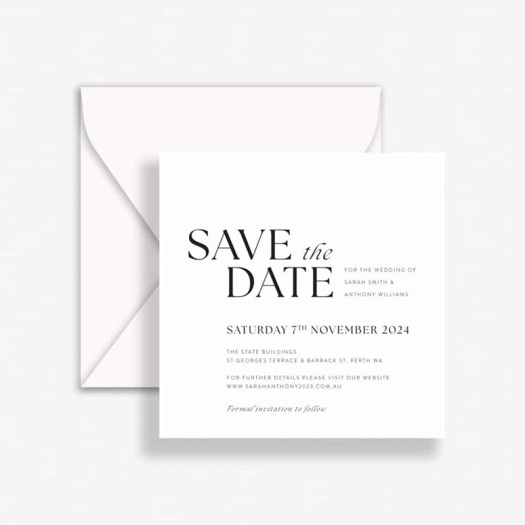 Classic Arch Save The Dates