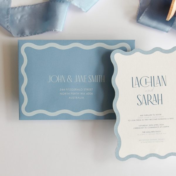 Coastal Waves Wedding Invitation Suite