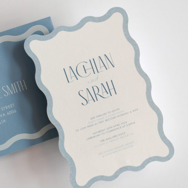 Coastal Waves Wedding Invitation Suite