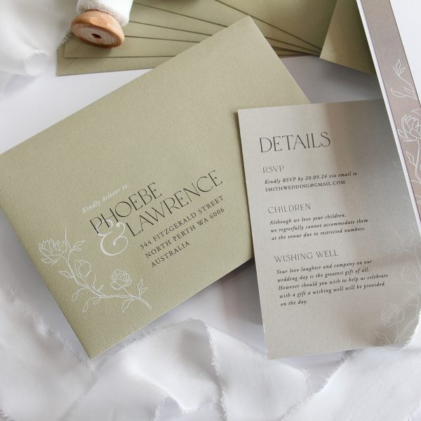 Ethereal Garden Wedding Invitation Suite