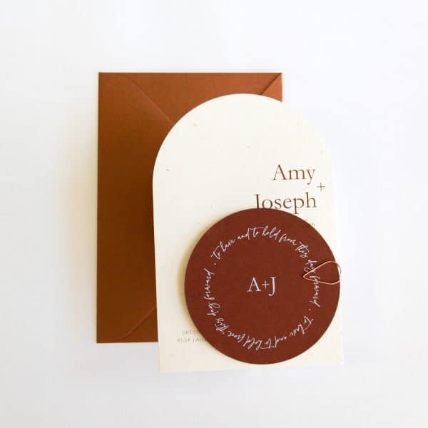 Harvest Arches Wedding Invitation - Image 3