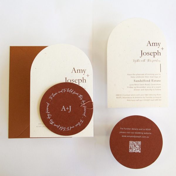 Harvest Arches Wedding Invitation - Image 4