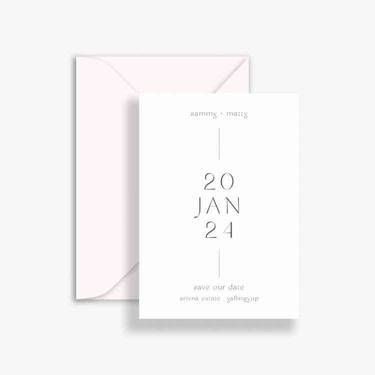 Refined Simplicity Save The Dates