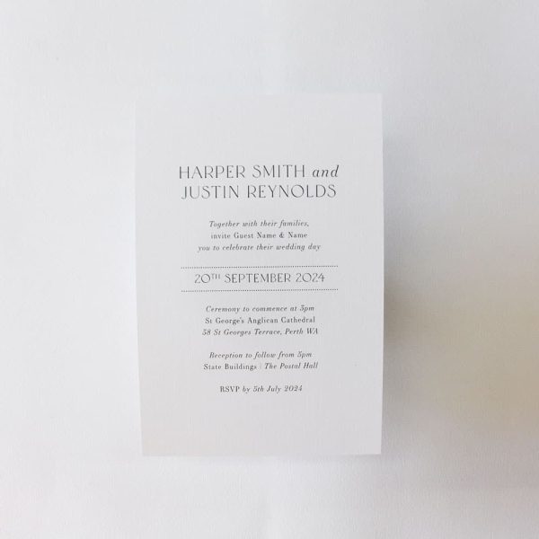 Sparkling Grace Wedding Invitation Suite