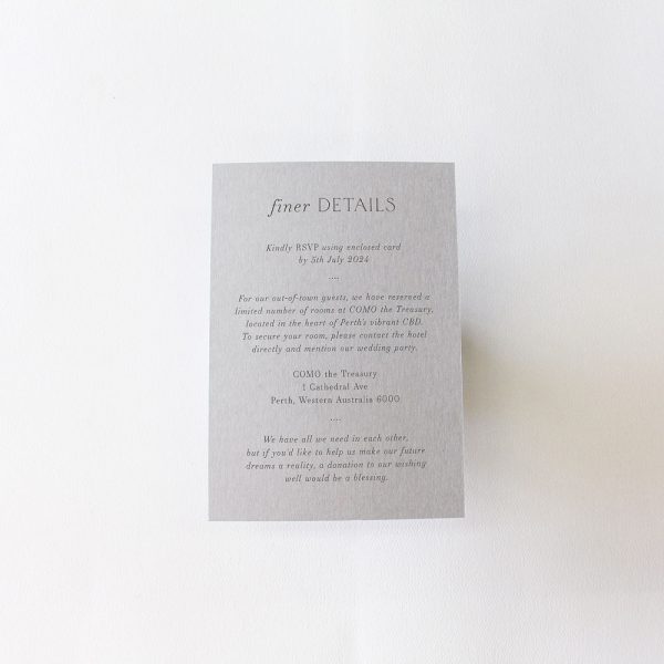 Sparkling Grace Wedding Invitation - Image 6