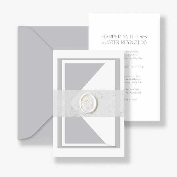 Sparkling Grace Wedding Invitation Suite