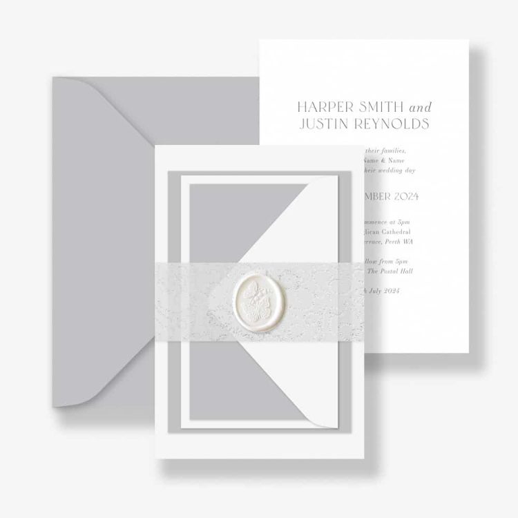 Sparkling Grace Wedding Invitation