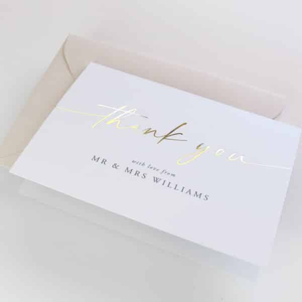 Simple Script Thank You Cards - Image 2
