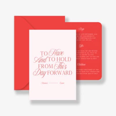 This Day Forward Invitation Suite