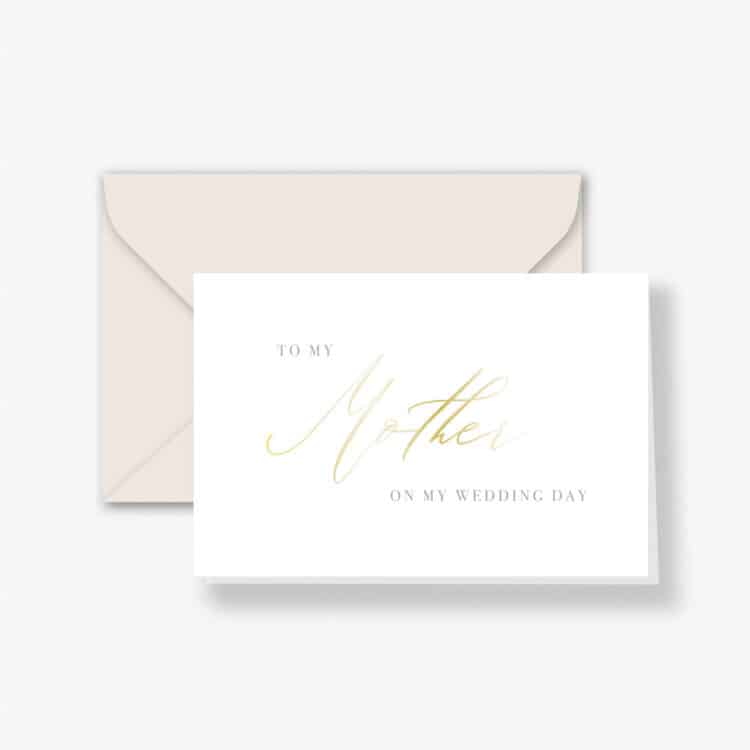 Gold Foil – To My Mother Card
