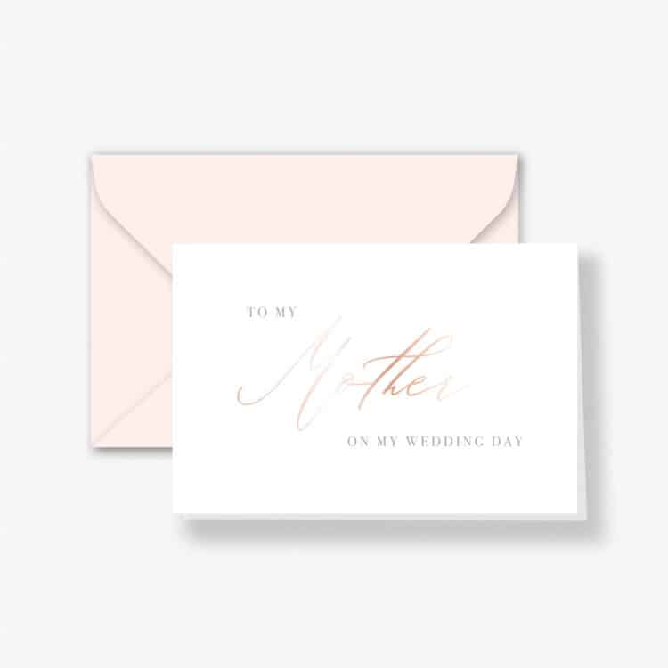 Rose Gold Foil – To My Mother Card