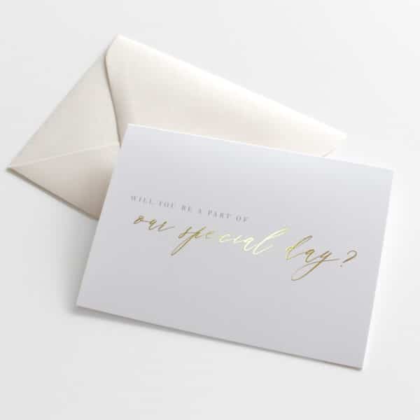 Will You Be A Part Of Our Special Day? Card - Image 2