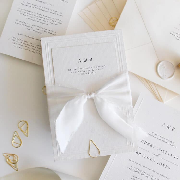 Classic Romance Invitation Suite