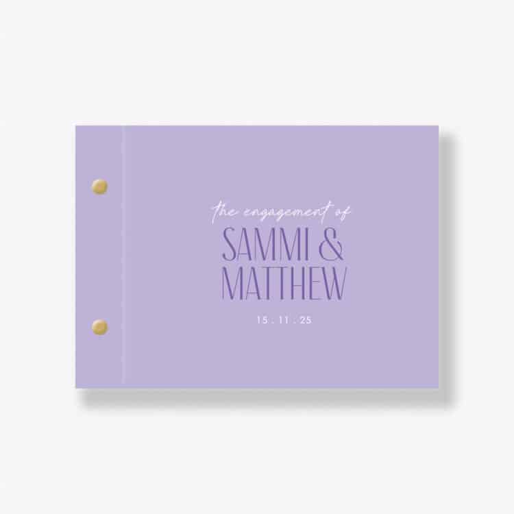 Fiesta Engagement Guest Book