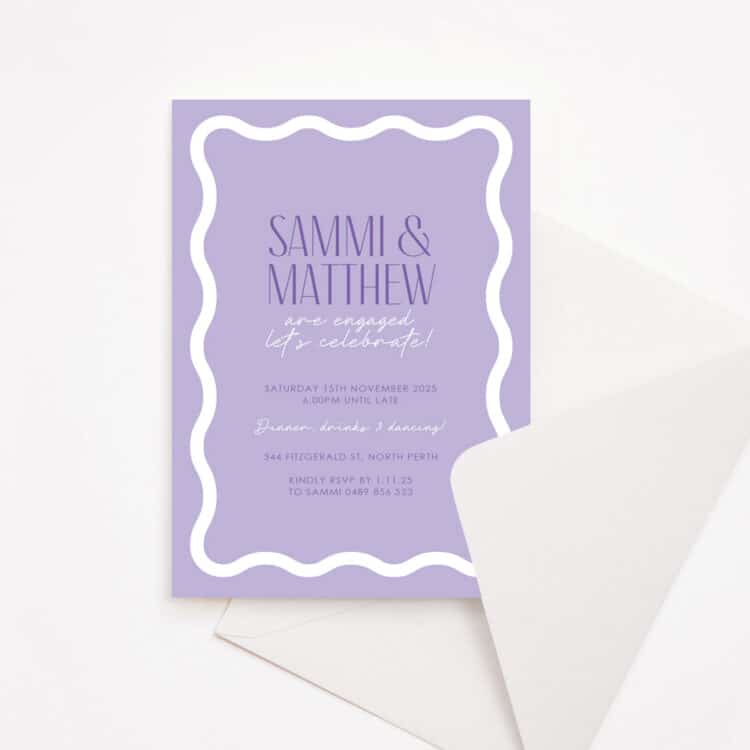 Fiesta Engagement Invitations