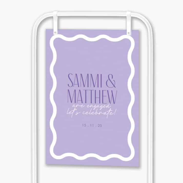 Fiesta Engagement Sign