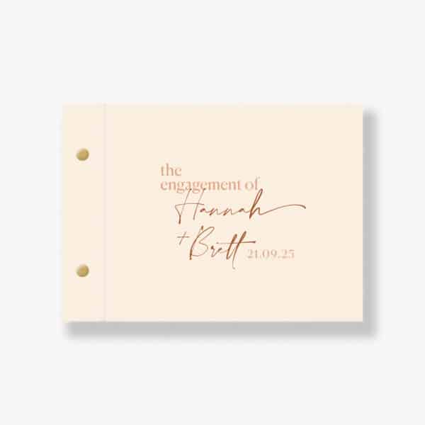 Party Shoes Engagement Guest Book