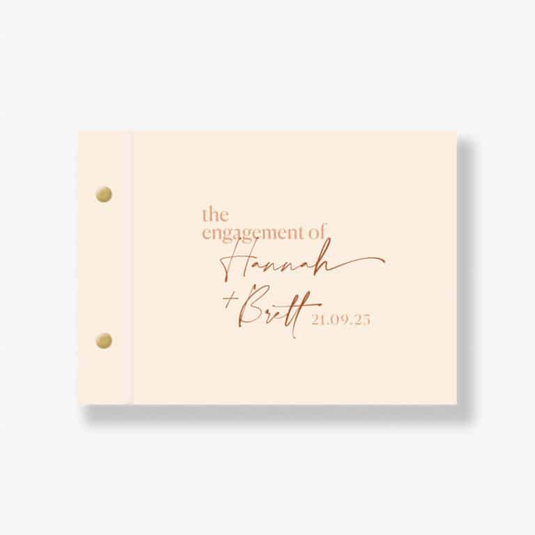 Party Shoes Engagement Guest Book