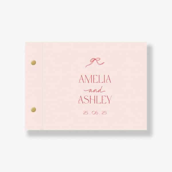 Sweet Bows Engagement Guest Book