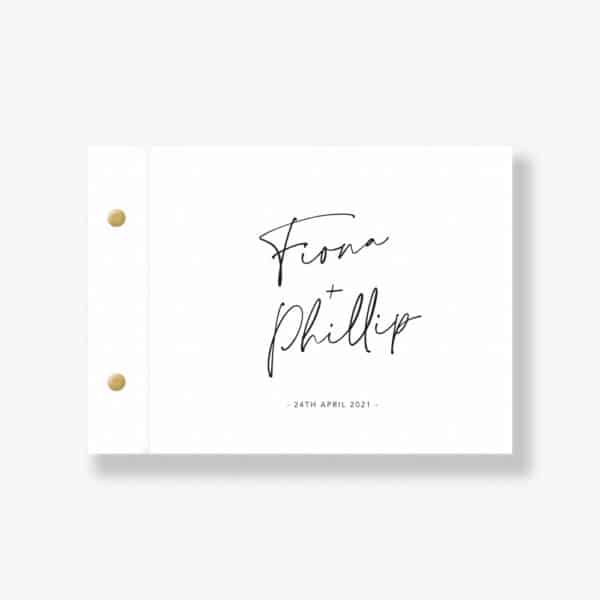 With Love Engagement Guest Book