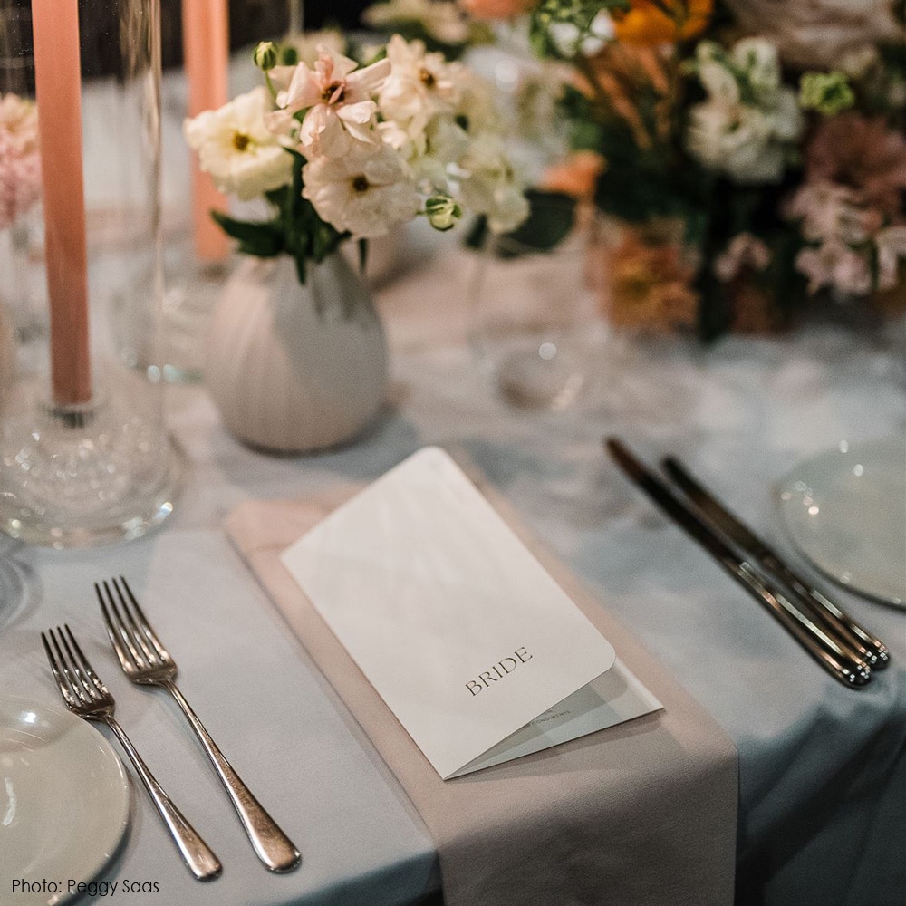 Wedding Menus Example