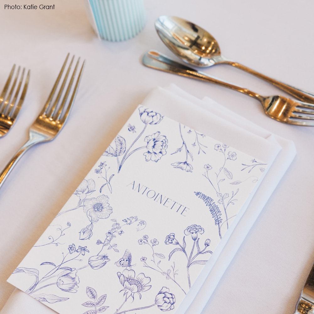 Wedding Menus Example