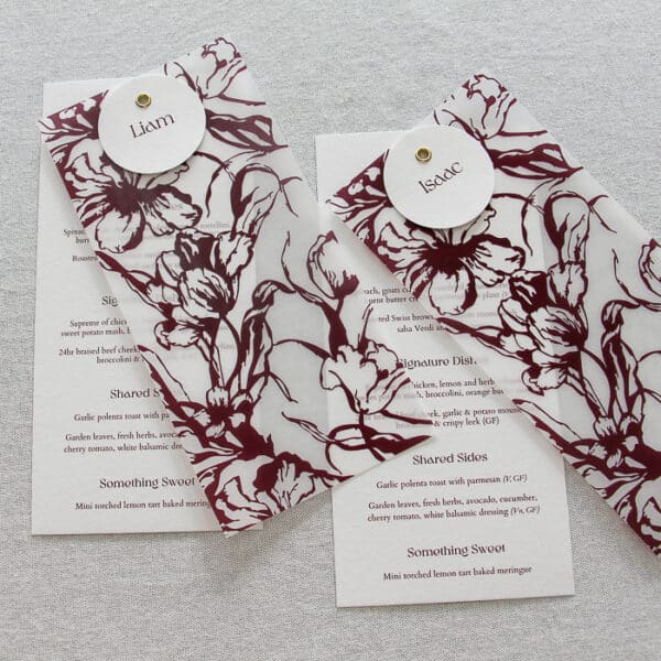 Bold Blooms Menu - Image 3