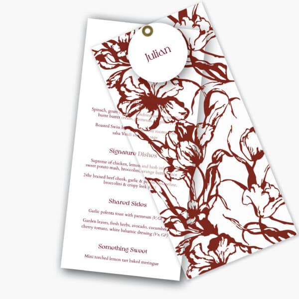 Bold Blooms Menu - Image 2