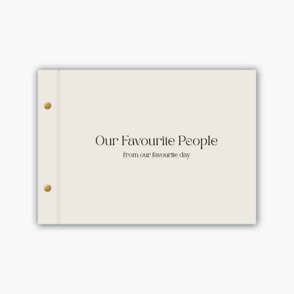 Favourite People Guest Book