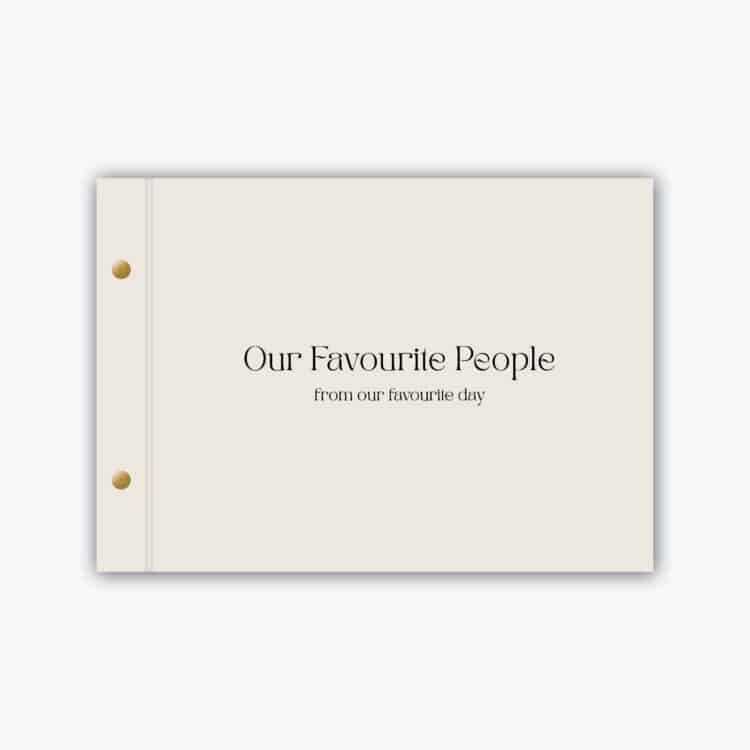 Favourite People Guest Book