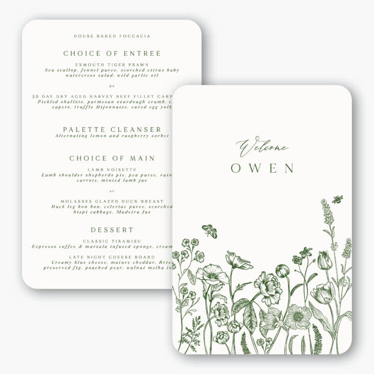 Garden Grove Menu