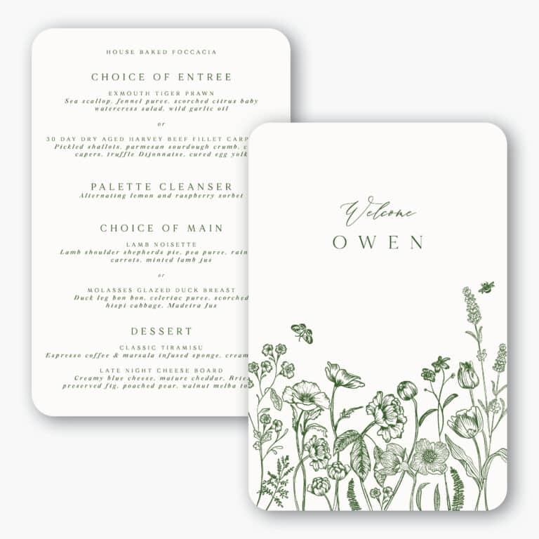 Garden Grove Menu
