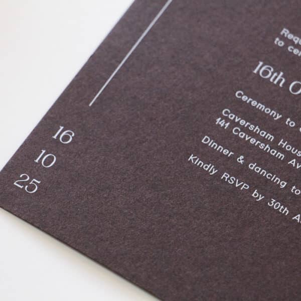 Layered Earth Wedding Invitation - Image 6