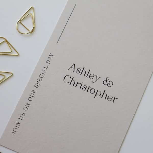 Layered Earth Wedding Invitation - Image 5