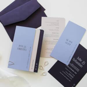 Mulberry Magic Wedding Invitation