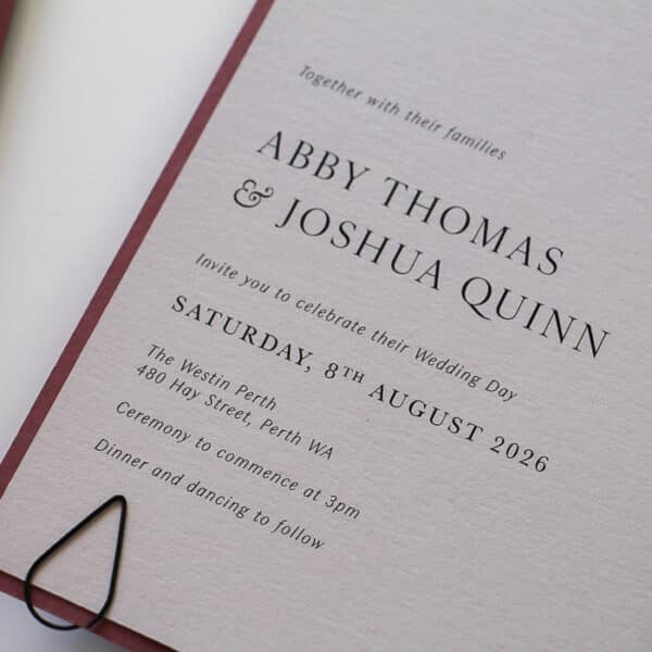 Rose Abby Arch Wedding Invitation - Image 3