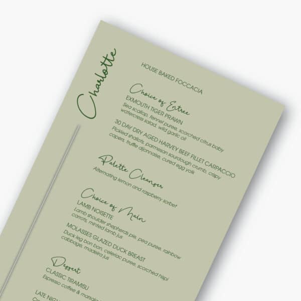 Signature Line Menu - Image 2