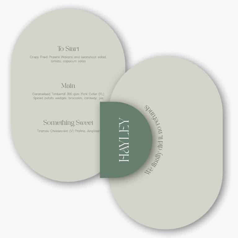 Simply Oval Menu