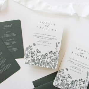 Garden Grove Wedding Invitation