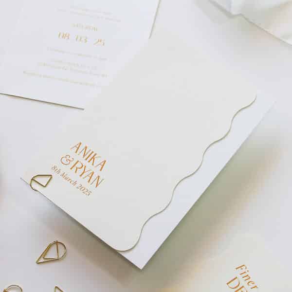 Wavy Butter Wedding Invitation - Image 2
