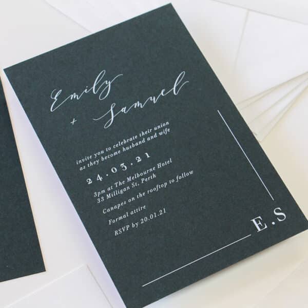 Wild Orchid Wedding Invitation - Image 2