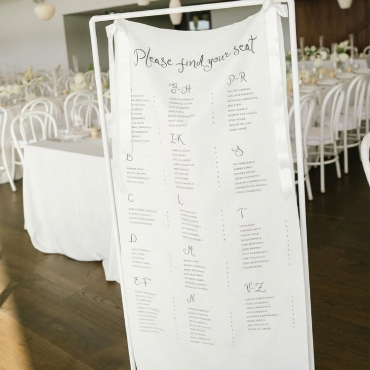 Fabric Seating Plan